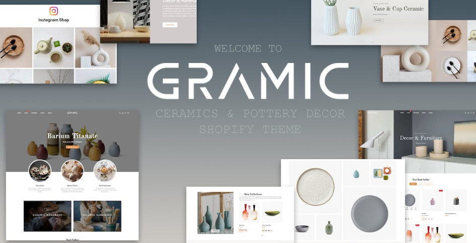 Free Gramic Ceramics & Pottery Decor Shopify Theme Download