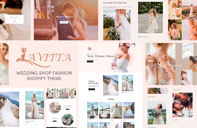 Free Lavitta Wedding Shop Fashion Shopify Theme Download