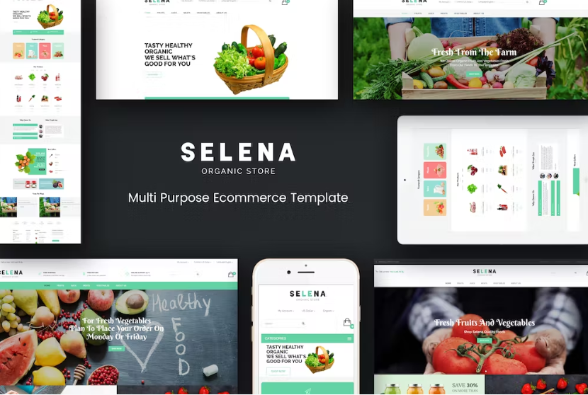 Free Selena Organic Responsive Prestashop Theme Download