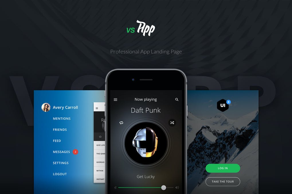 Free VSApp Ultimate App Landing Page Template Download