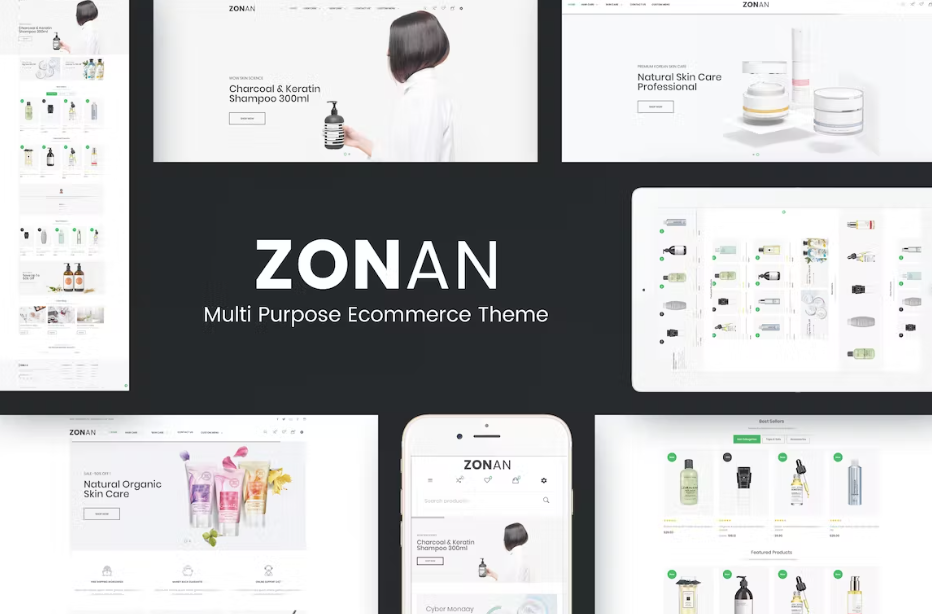 Free Zonan Health & Beauty Prestashop Theme Download