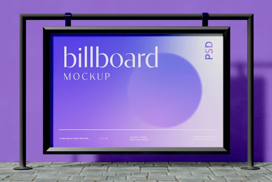 Free Billboard Mockup Template Download