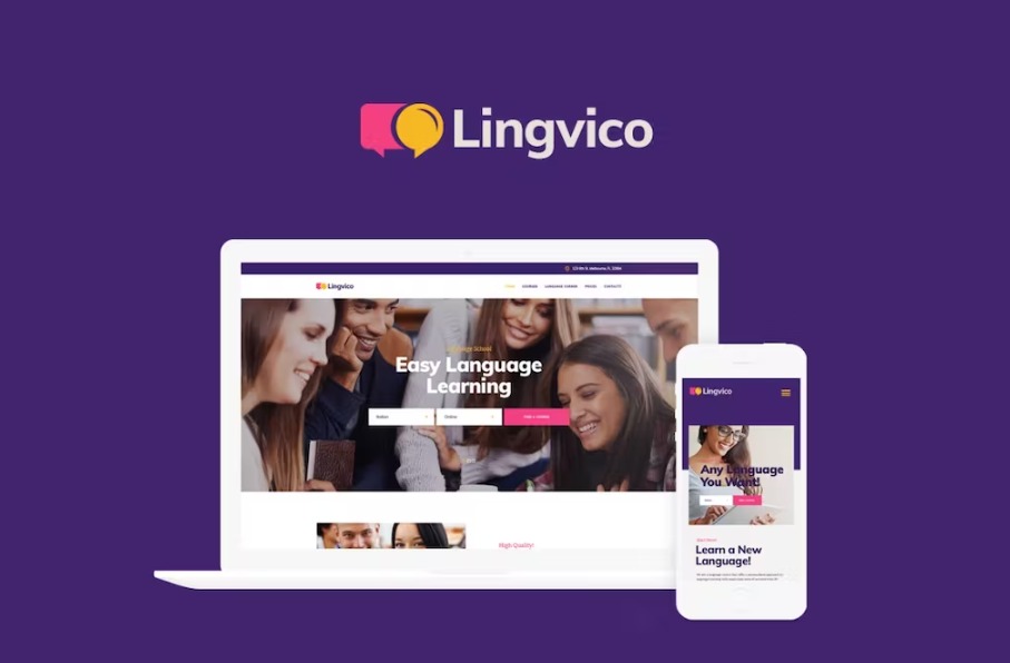  Free Lingvico Template Download