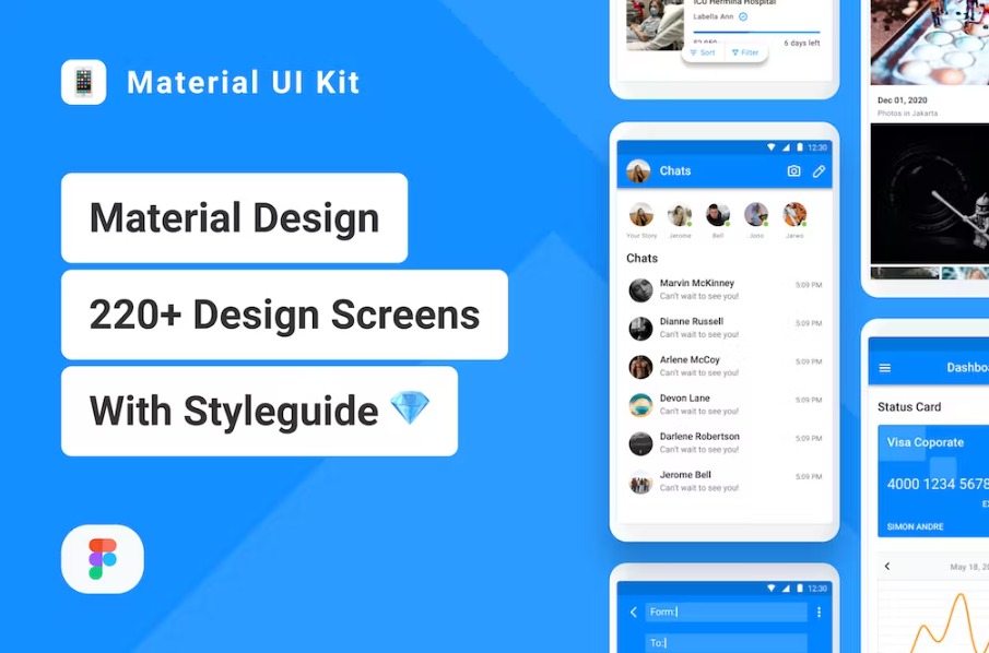 Free SeaWire Material UI Kit Download