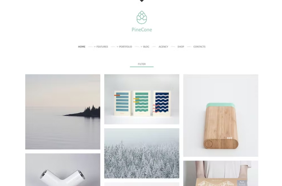 Free PineCone Creative Portfolio and Blog WordPress Theme Download