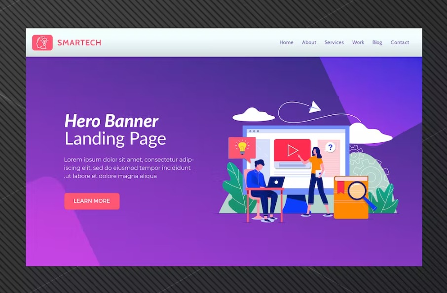 Free Smartech Hero Banner Template Download