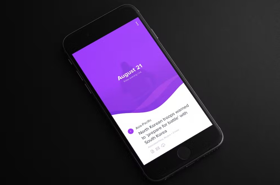 Free Yahoo Digest Style App Ui Kit Template Download