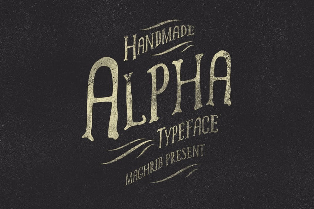 Free Alpha Rough & Extras Font Download