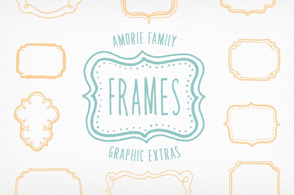 Free Amorie Extras Frames Font Download