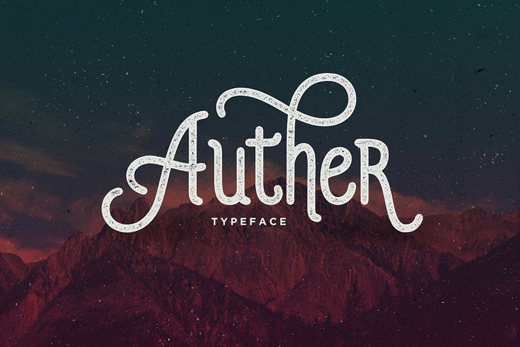 Free Auther Typeface Font Download