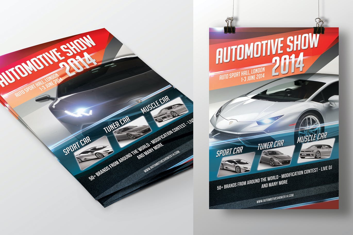 Free Automotive Show Flyer Template Download