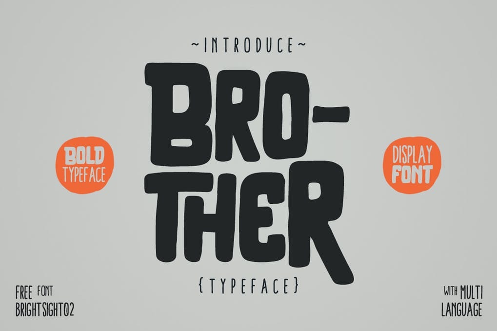 Free Brother Typeface Font Download