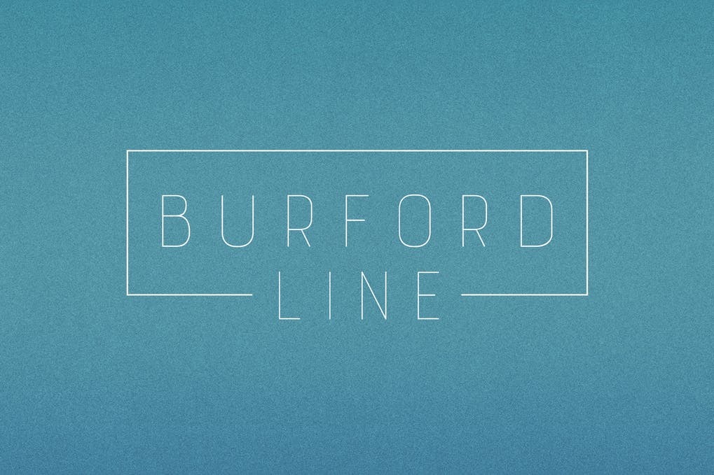 Free Burford Line Font Download