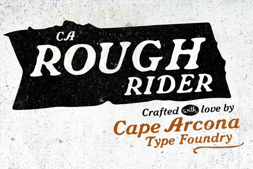 Free CA Rough Rider Font Download