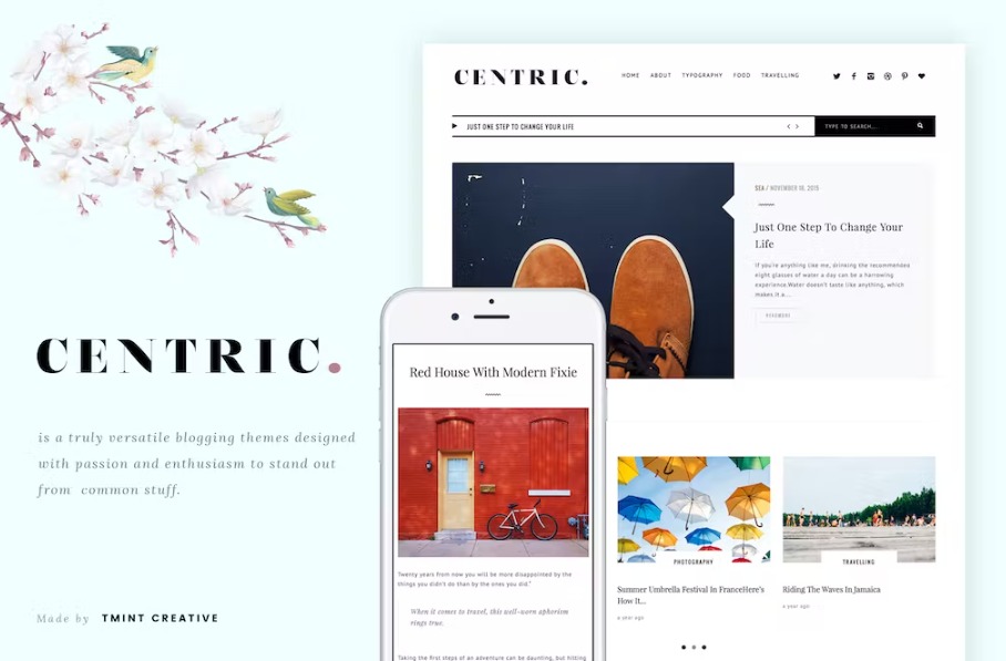 Free Centric Versatile Tumblr Theme Download