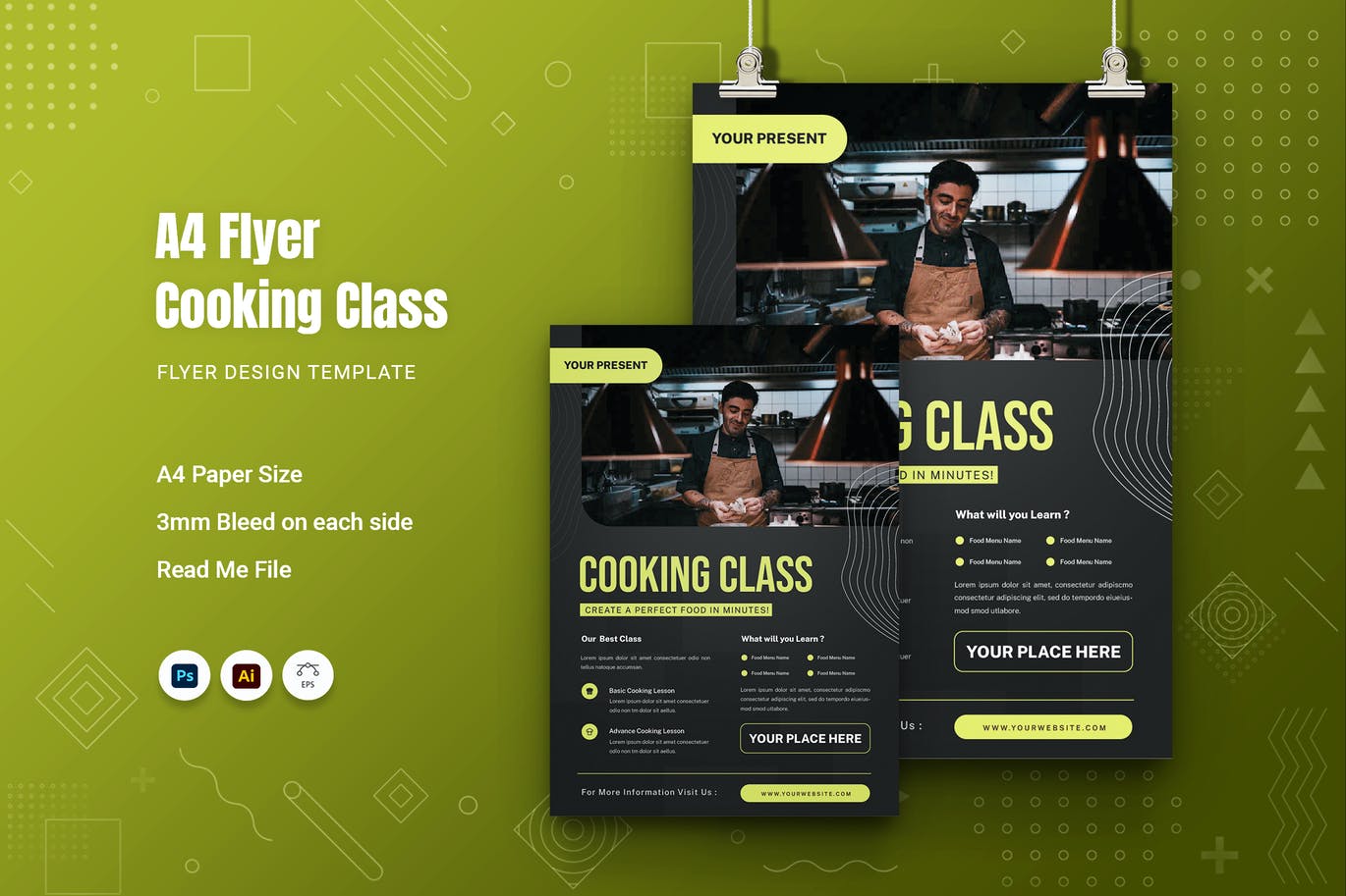 Free Cooking Class Flyer Template Download