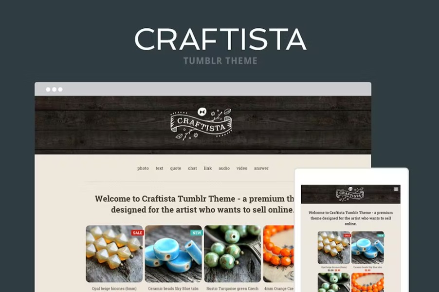 Free Craftista Tumblr Themes Download