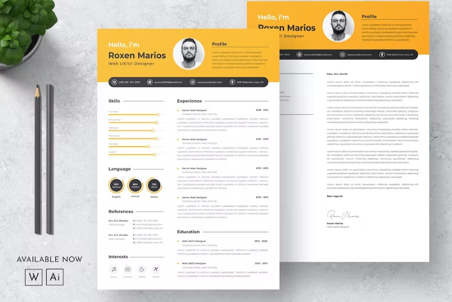 Free CV Resume Word Template Download