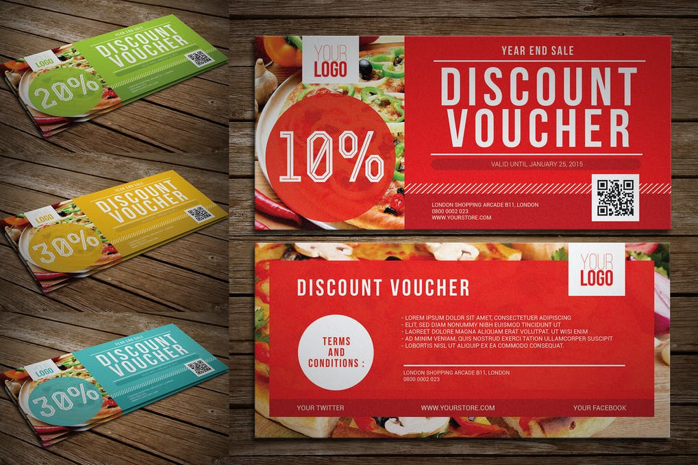 Free Discount Voucher Templates Download