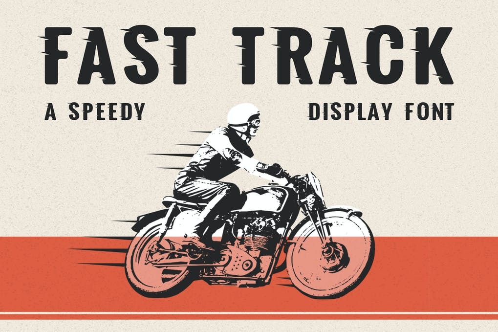 Free Fast Track A Speedy Display Font Download