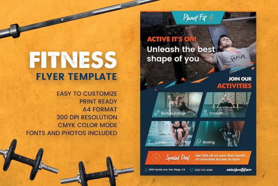 Free Fitness Template Download