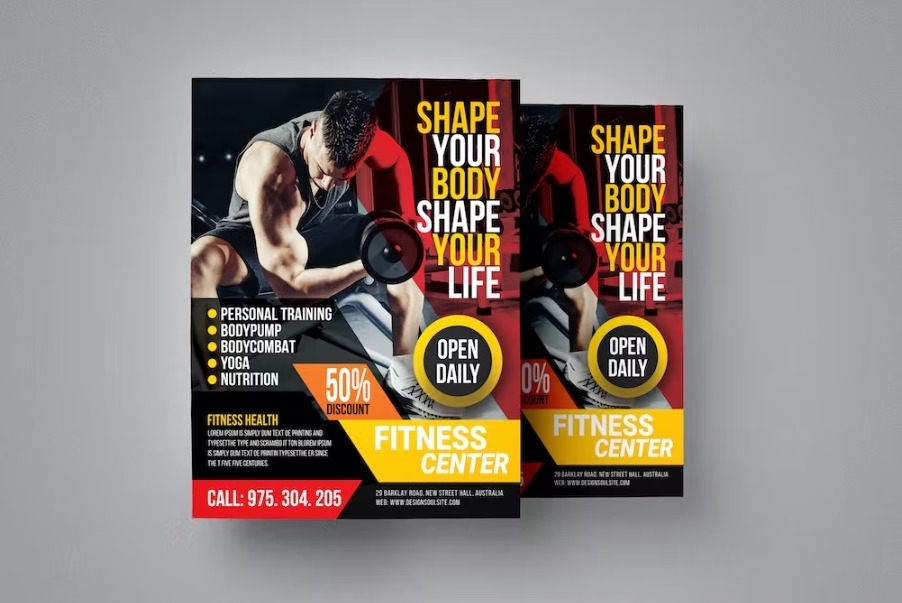 Free Fitness Flyer Template Download