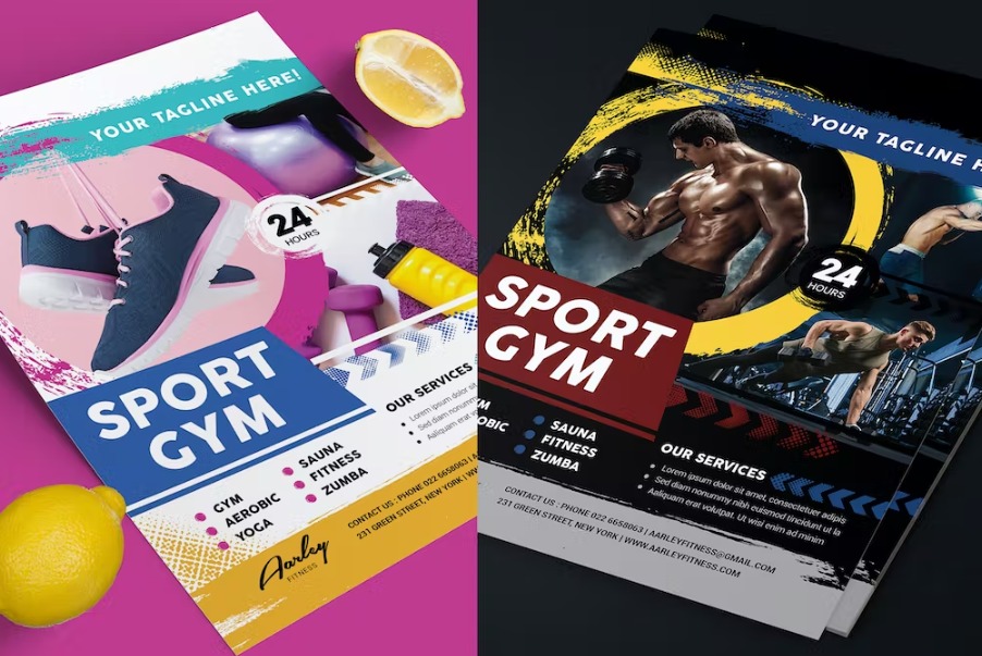 Free Fitness & Sport Flyer Template Download