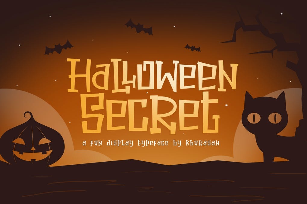 Free Halloween Secret Font Download