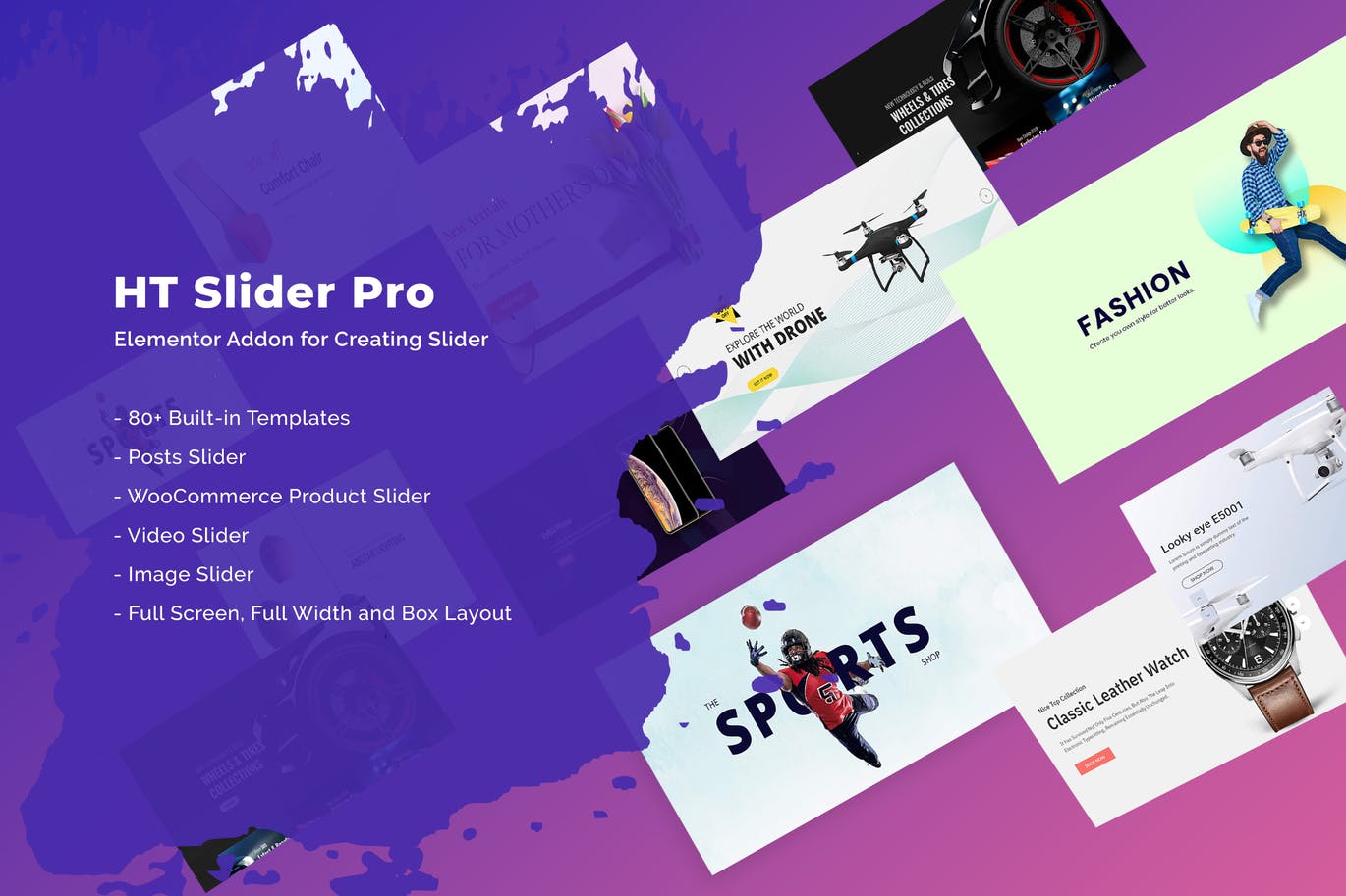 Free HT Slider Pro For Elementor Plugin Download