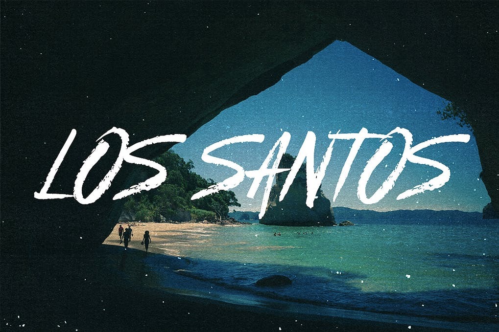 Free Los Santos Typeface Font Download