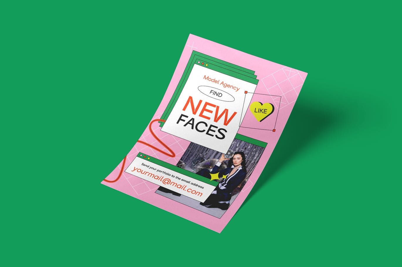 Free Model Agency Flyer Template Download