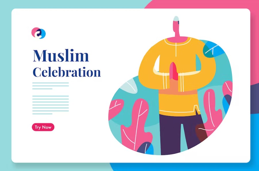 Free Muslim Ramadhan Or Eid Celebration Template Download