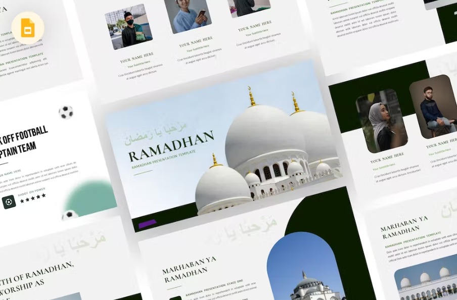 Free Ramadhan Google Slides Template Download