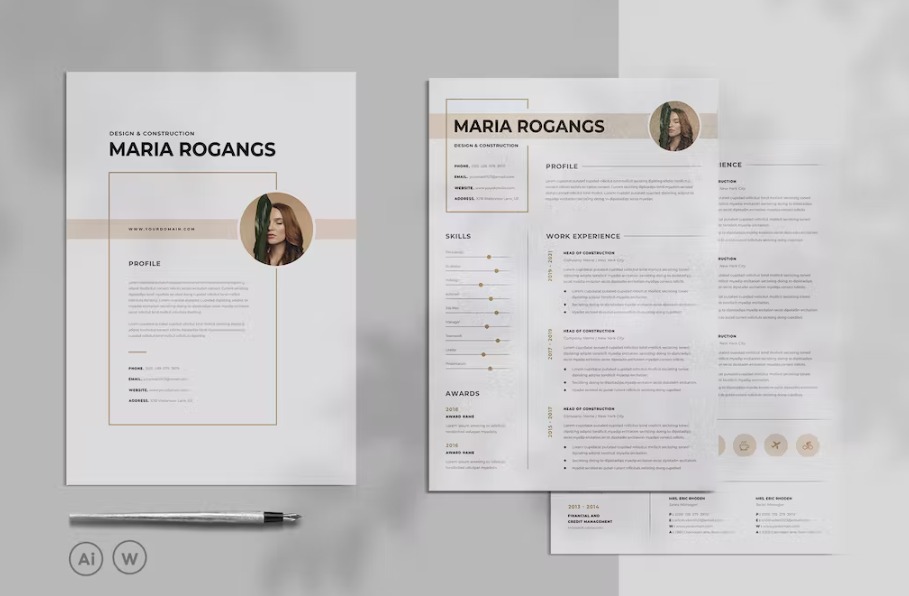 Free Modern Resume Template Download