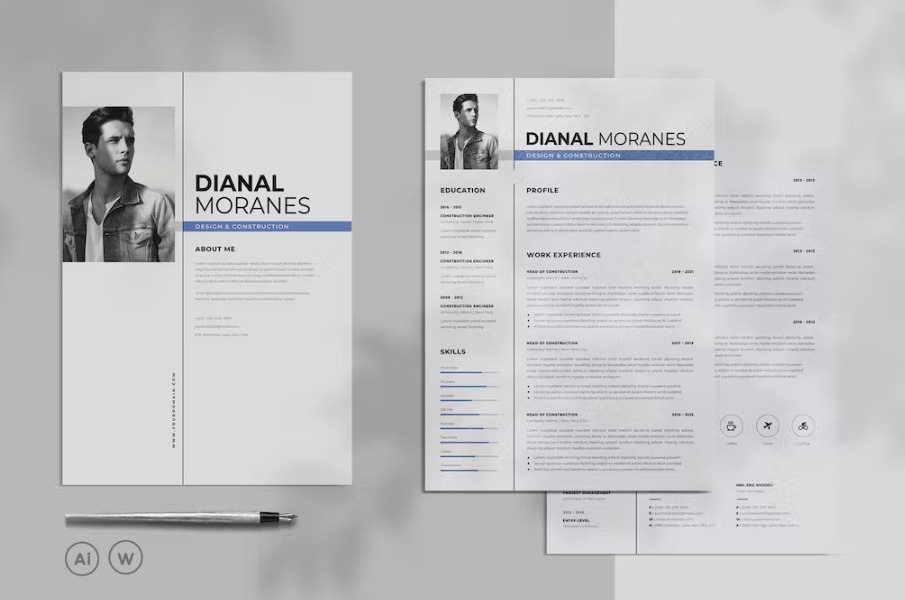 Free Modern Resume Template Download