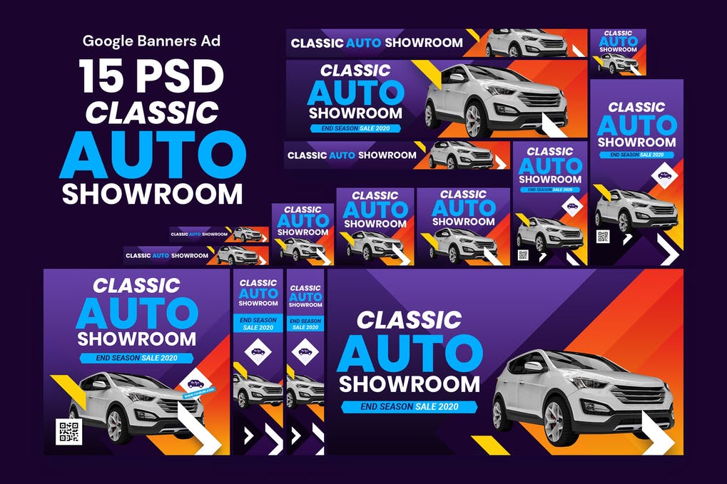 Free Sale Car Banners Ad Template Download