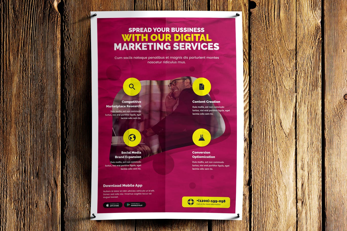 Free SEO Agency Flyer Template Download