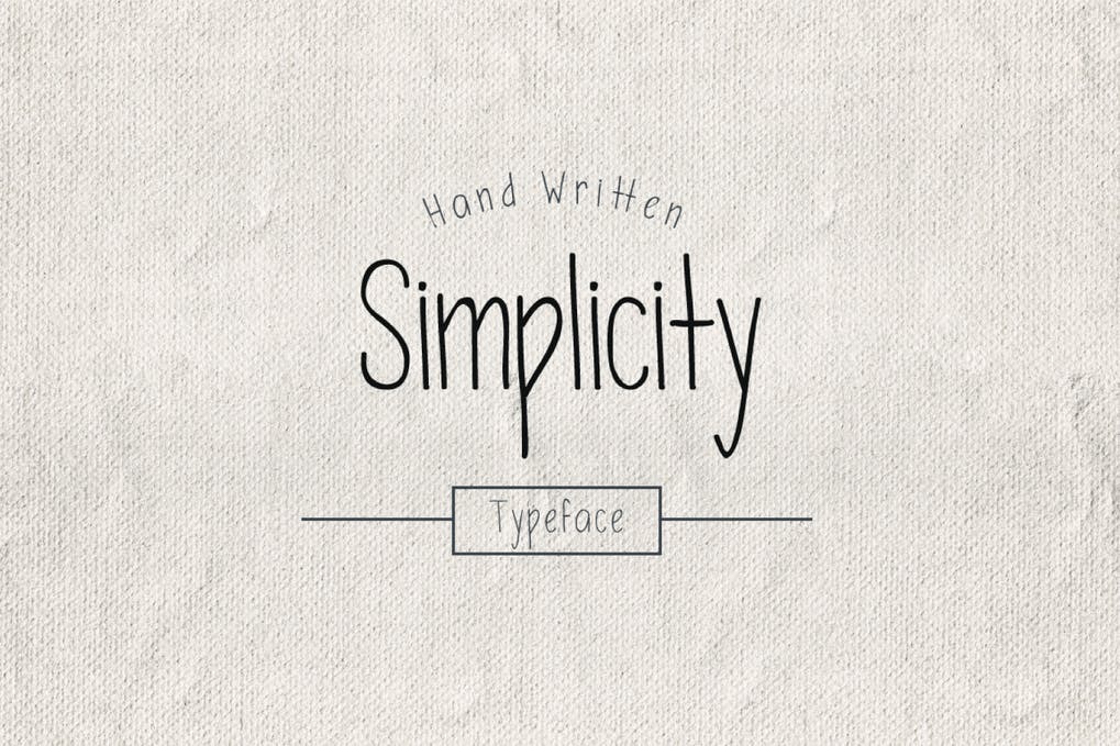 Free Simplicity Typeface Font Download