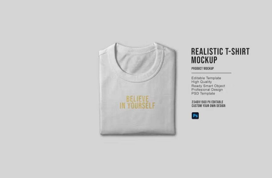 Free TShirt Mockup Template Download