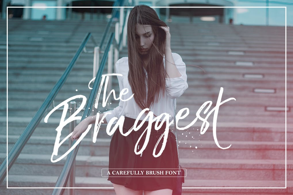 Free The Braggest Font Download