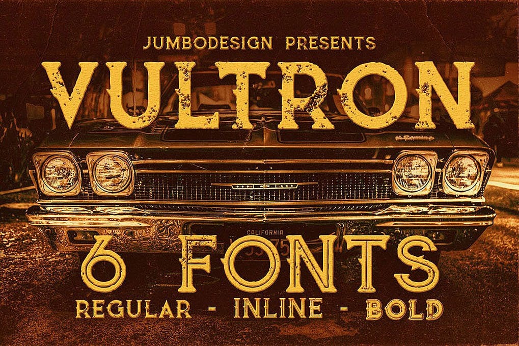 Free Vultron Vintage Style Font