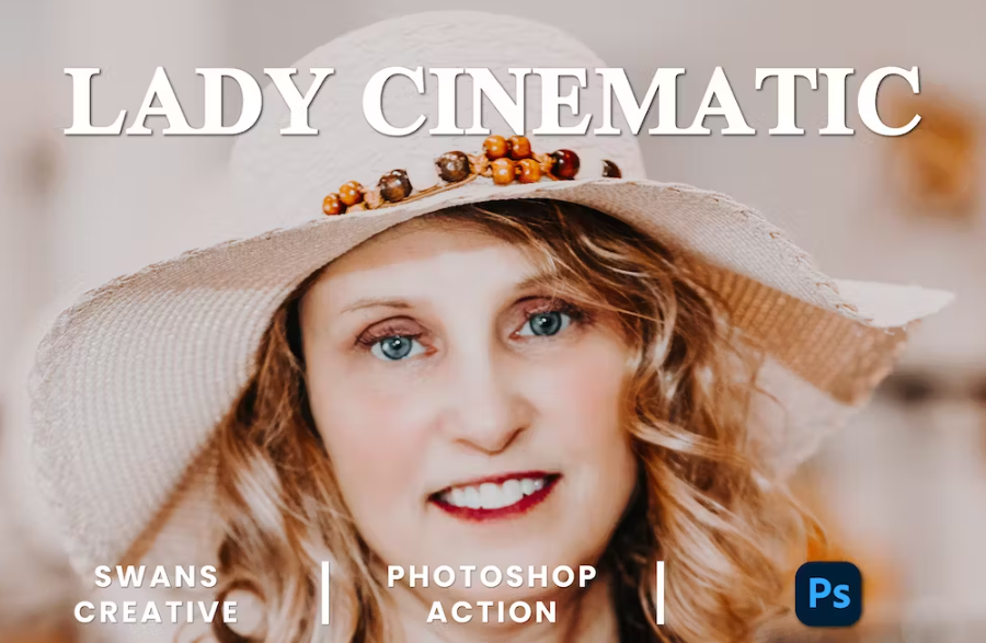 Free Lady Cinematic Photoshop Action Download