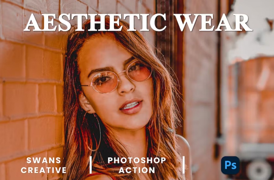 Free Aesthetic Wear Photoshop Action Download