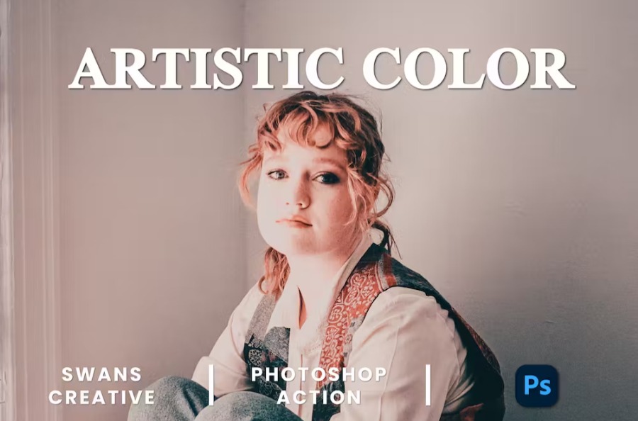 Free Artistic Color Photoshop Action Download