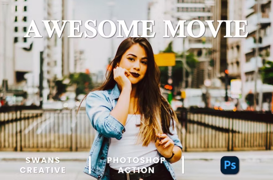 Free Awesome Movie Photoshop Action Download