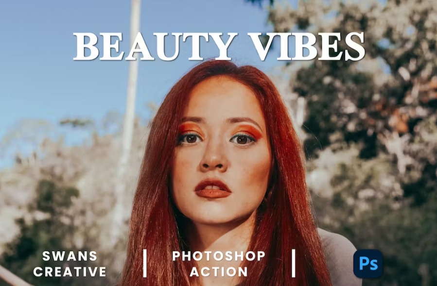 Free Beauty Vibes Photoshop Action Download