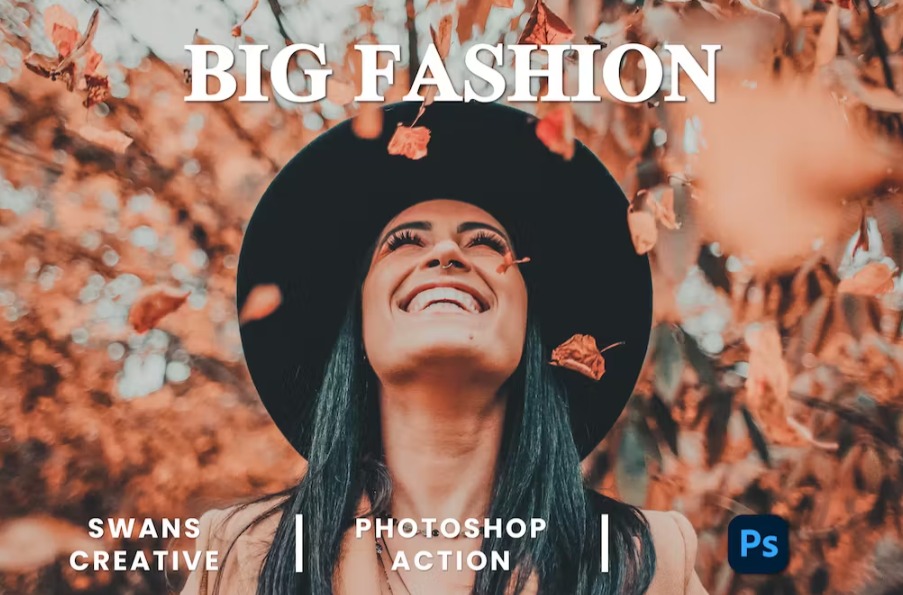 Free Big Fashion Photoshop Action Download