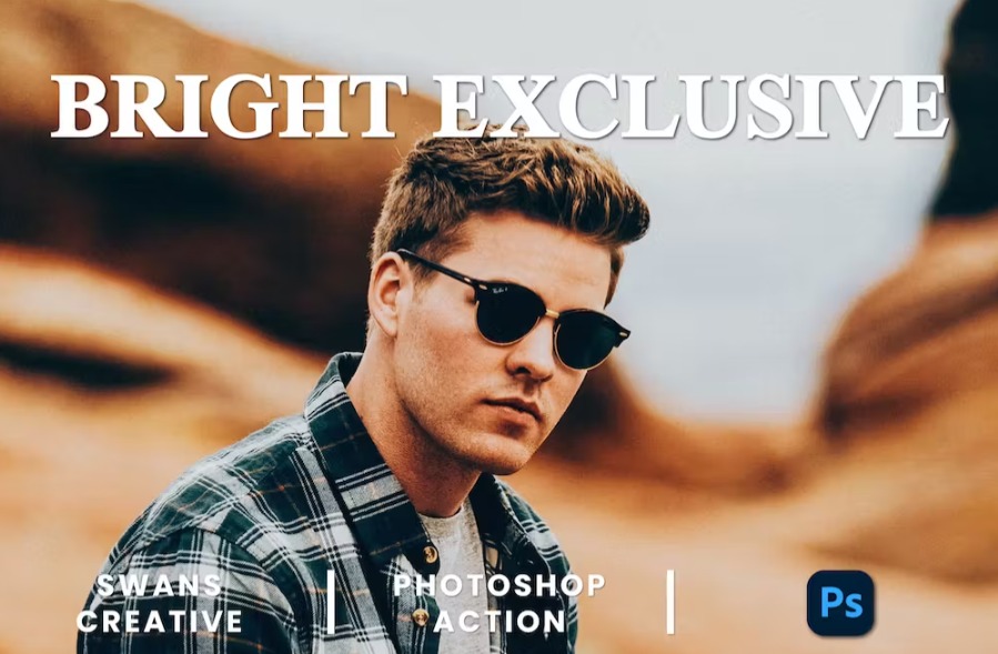 Free Bright Exclusive Photoshop Action Download