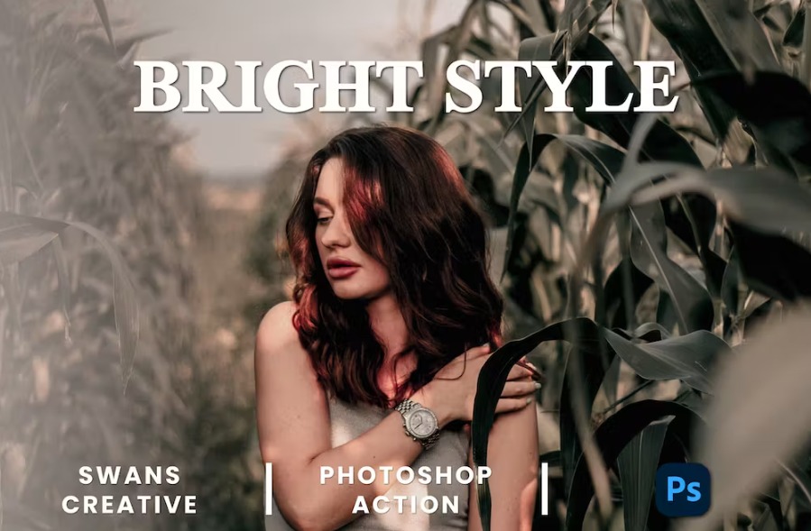 Free Bright Style Photoshop Action Download