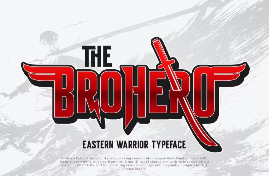 Free Brohero Typeface Font Download